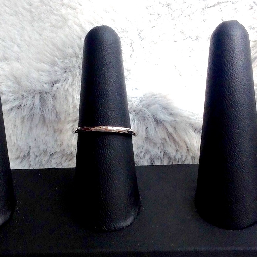 10K solid White gold ring - Picture 4 of 10